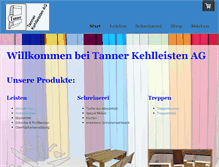 Tablet Screenshot of holzleisten.ch